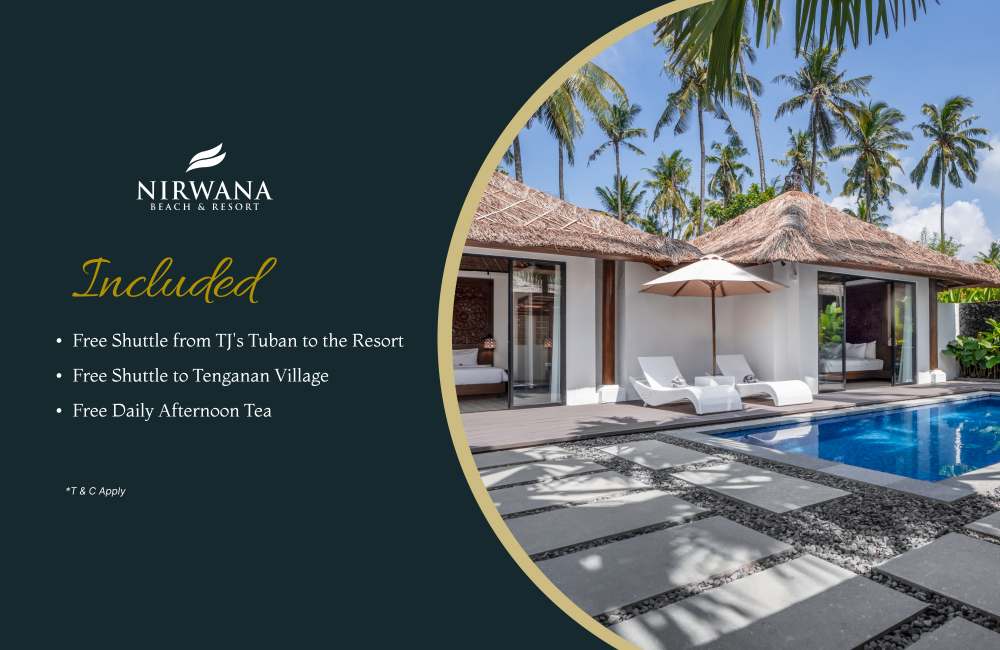 Two Bedroom Deluxe Private Pool  Villa with Shuttle Denpasar - Candidasa - Denpasar Nirwana Beach Club Resort