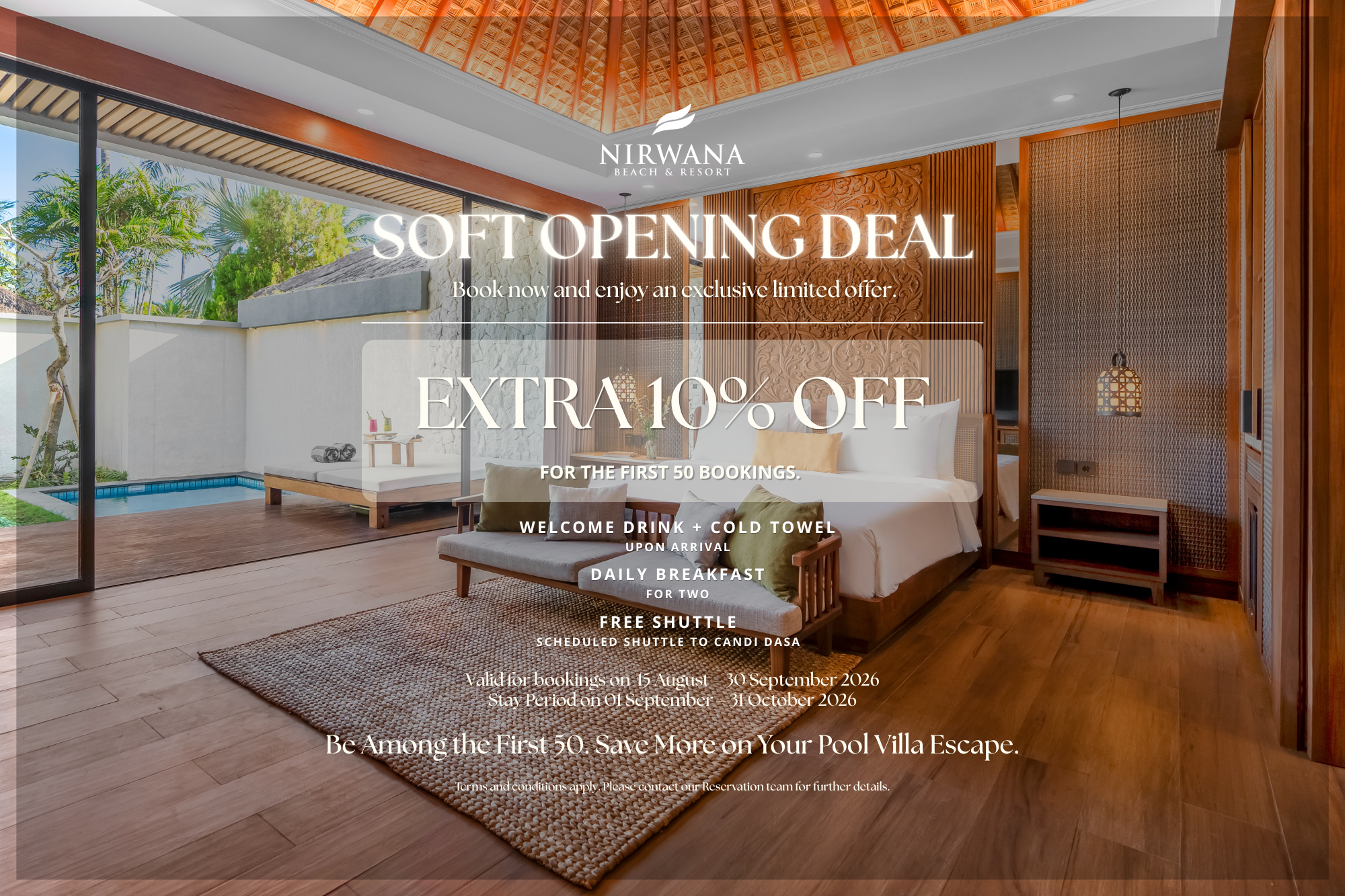 Golden 50 Soft Opening Deal at Lembongan Beach Club & Resort